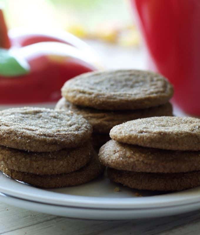 Molasses Cookies with coconut oil Homemade Food Junkie