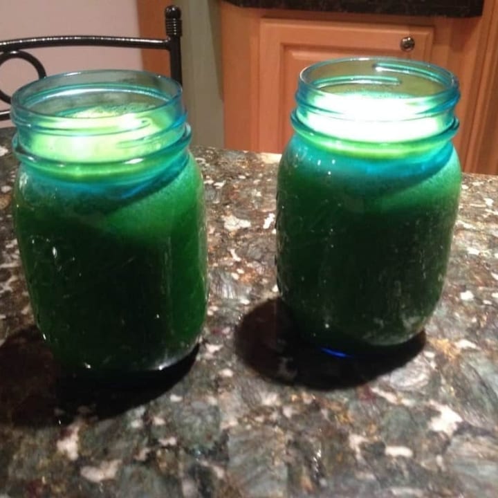 Green juice Put some stinging nettles in the juice!