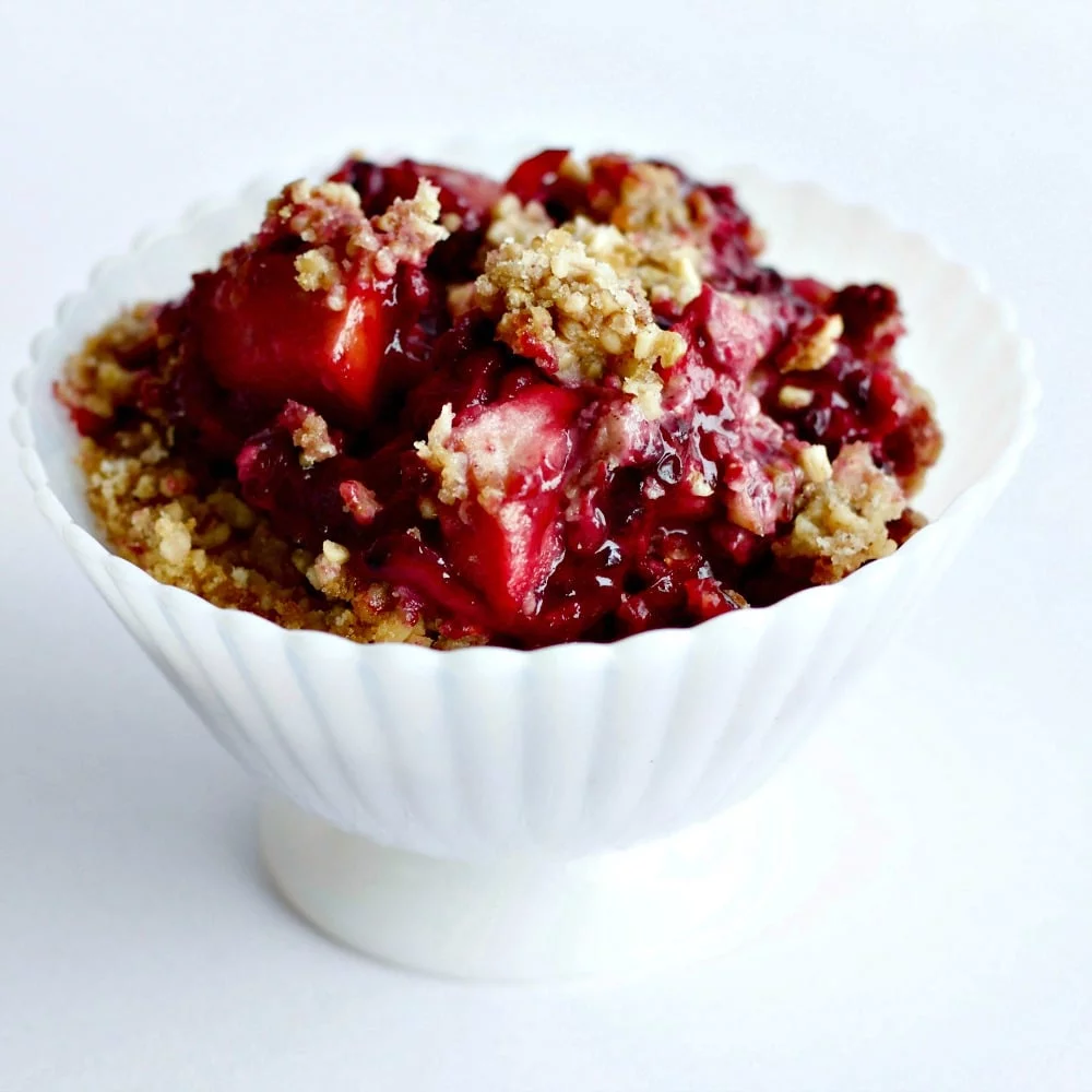 Blackberry Apple Crisp 