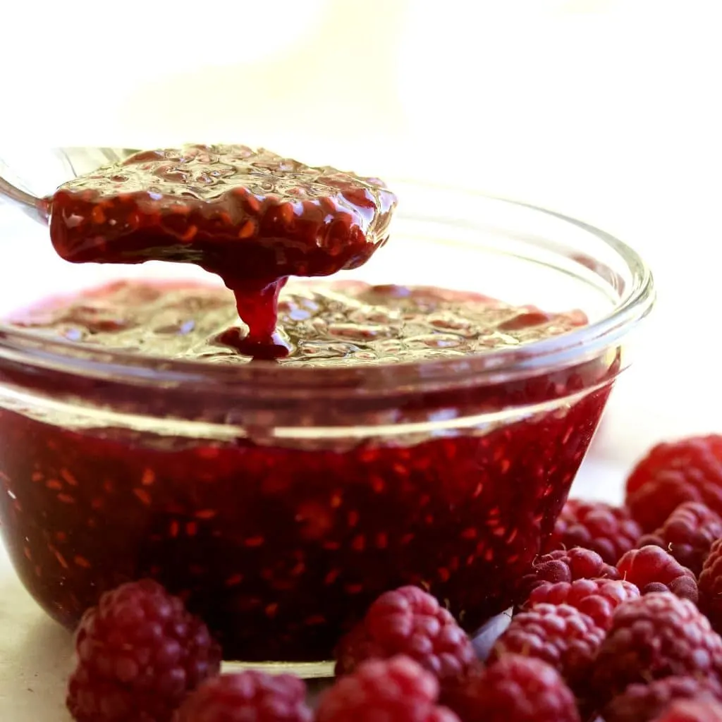 Homemade Raspberry sauce