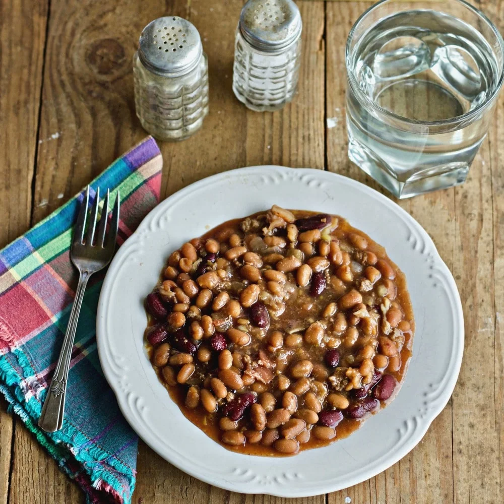 Grandmas Hamburger Bean Casserole Recipe 2 Hamburger Bean Casserole