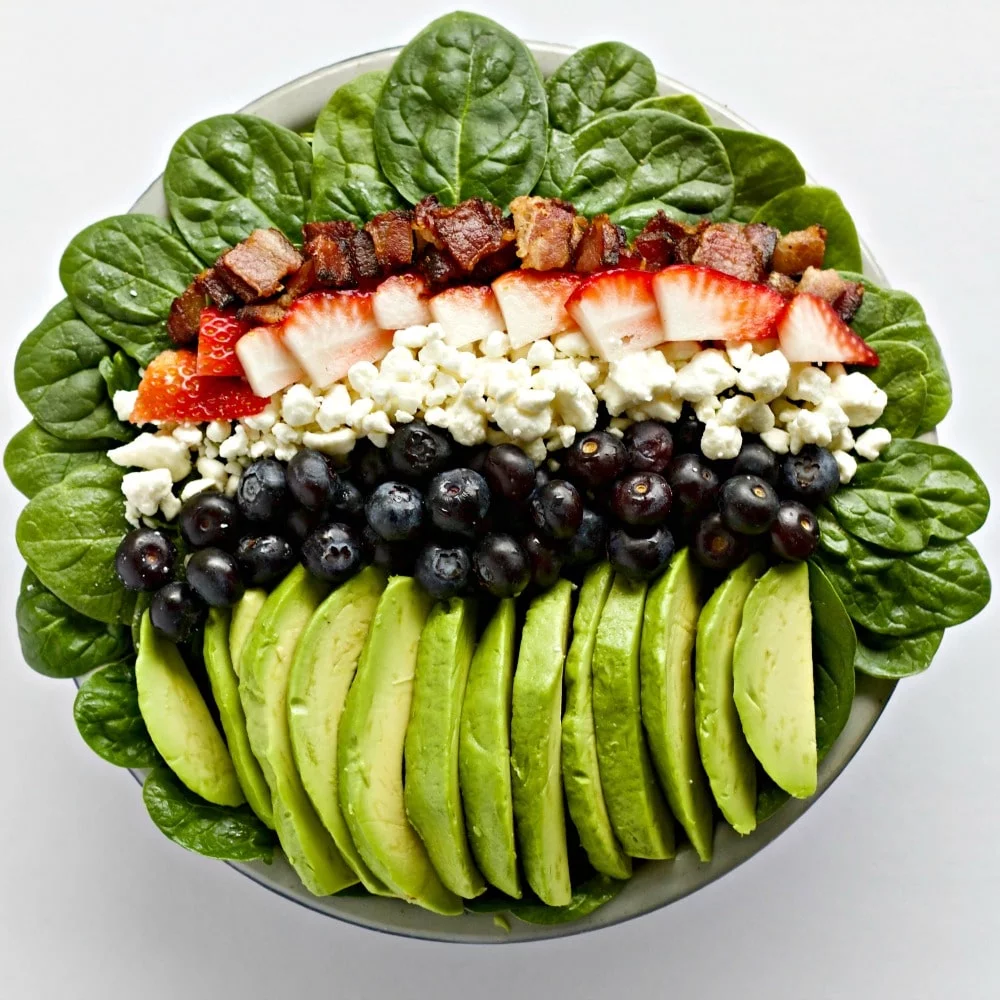 Spinach Avocado&Nbsp;Bacon Salad 1 Spinach Avocado Bacon Salad