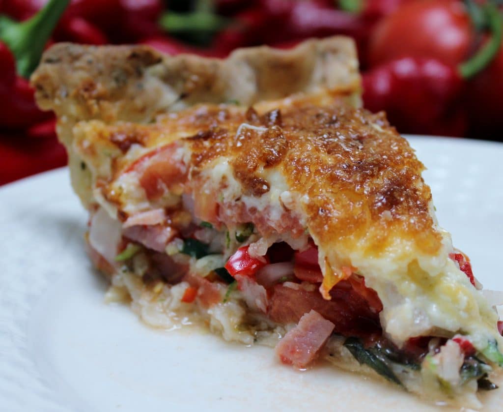 Delicious Garden Pie With A Coconut Oil Bottom Crust 