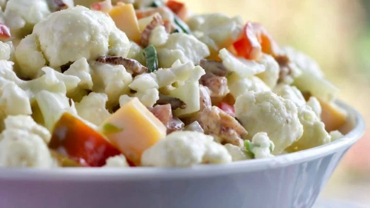 Cauliflower Pepper Salad