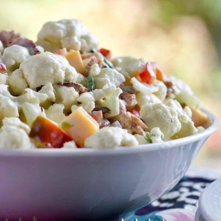 Cauliflower Pepper Salad