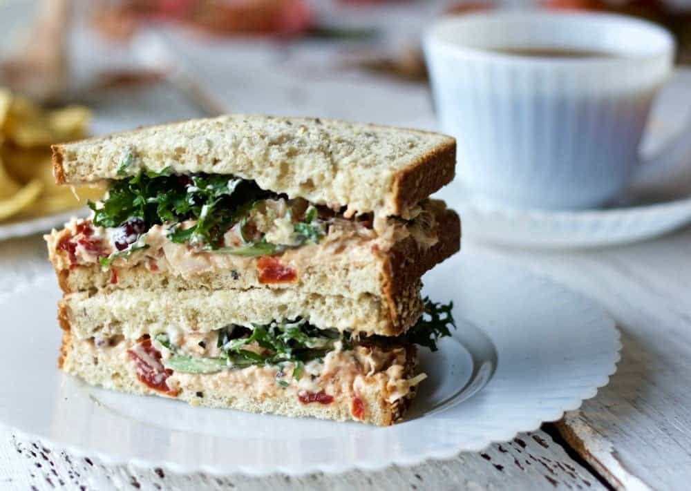 Chicken Spread Recipe Makes A Great Sandwich! Http://Homemadefoodjunkie.com