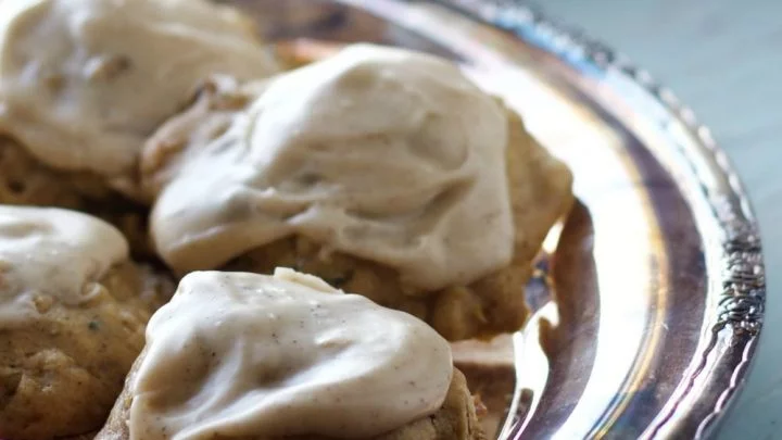 Zucchini Cookies-Pumpkin Spice Frosting Recipe 7 Zucchini Cookies