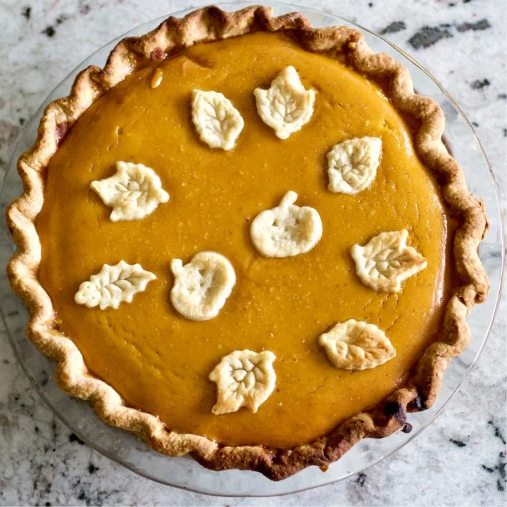 Sweet potato pumpkin pie