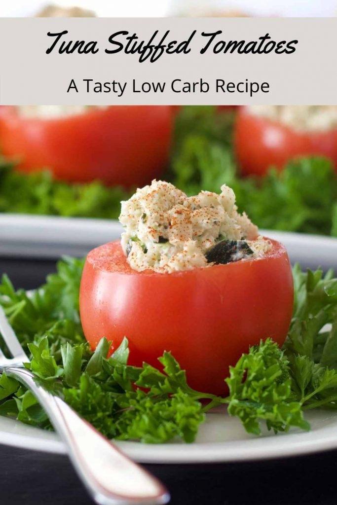 Stuffed Tomatoes Recipe 14 Tuna Stuffed Tomatoes-Pin Image