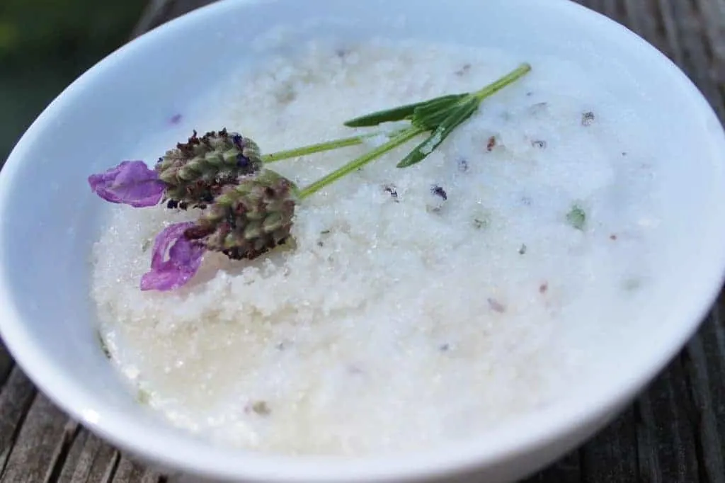 Coconut Lavender Sugar Scrub