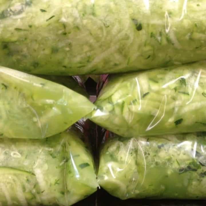 Freezing Zucchini Complete Guide To The Blanching Method Homemade Food Junkie