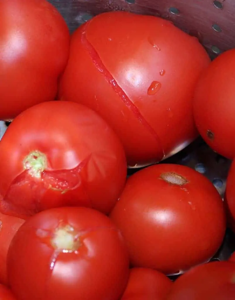 Blanched Tomatoes