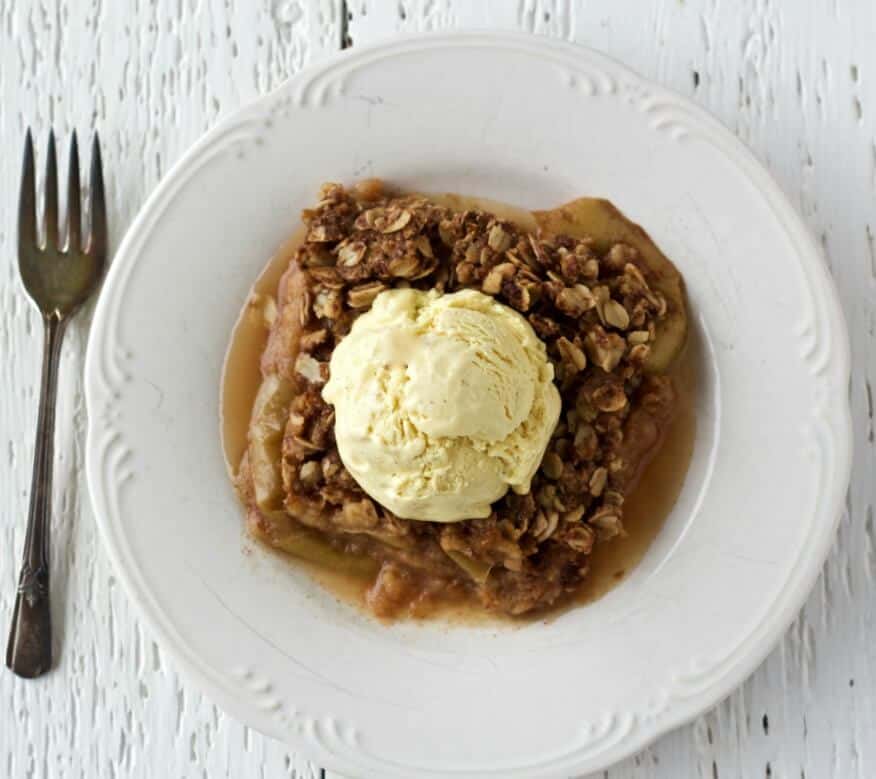 Apple Crisp with Coconut oilHomemade Food Junkie