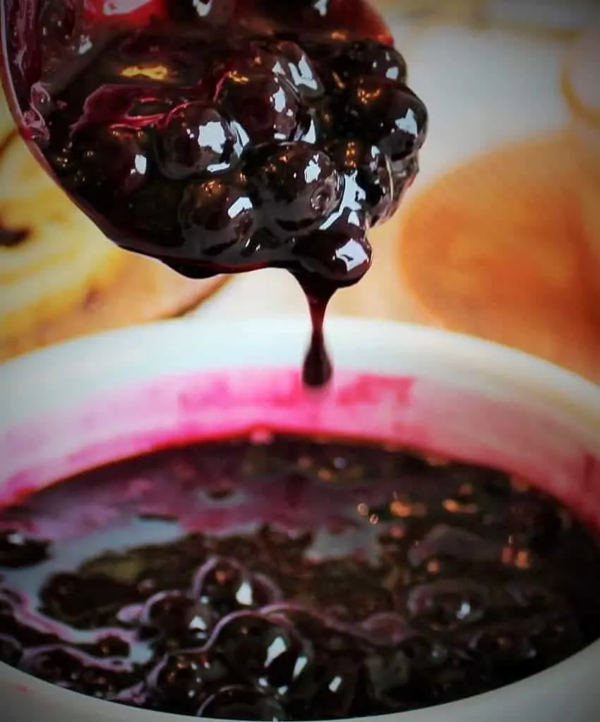 Blueberry Sauce Sweetened With Maple Syrup 1 Blueberry Sauce