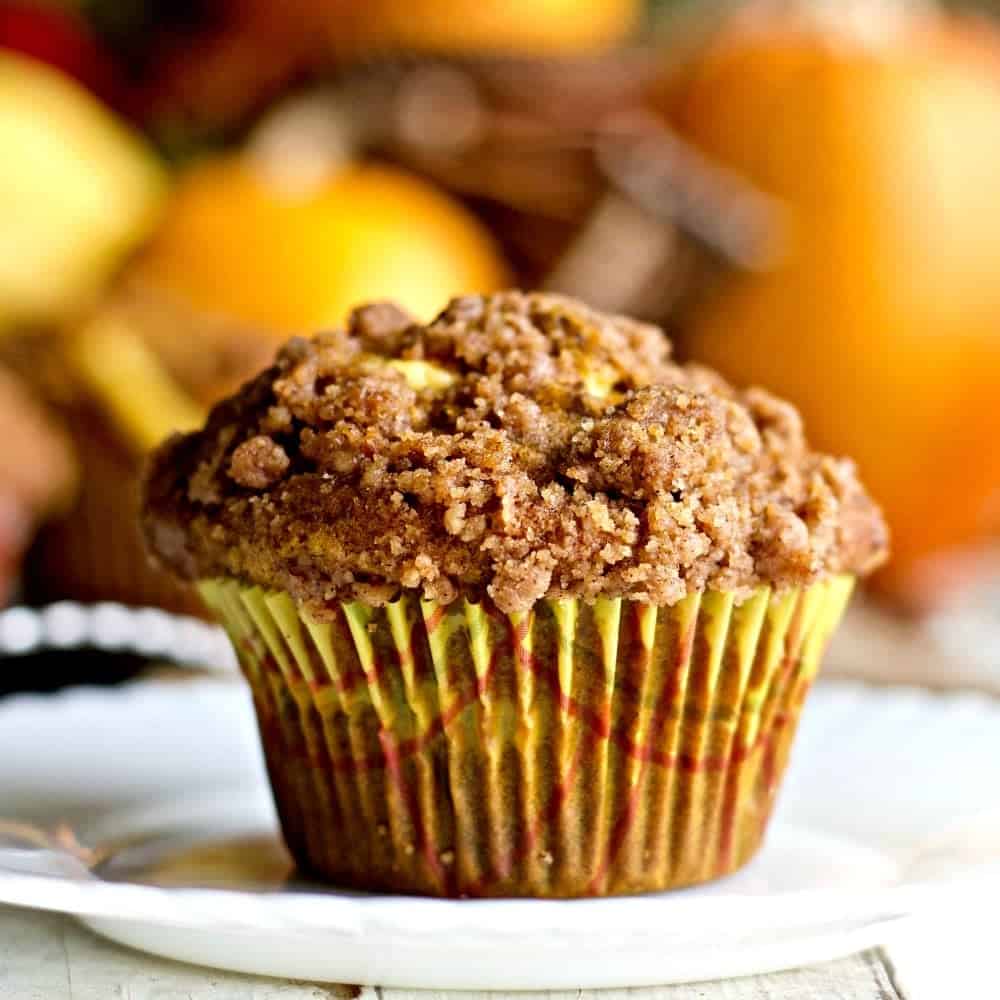 Homemade Creamy Pumpkin Muffins