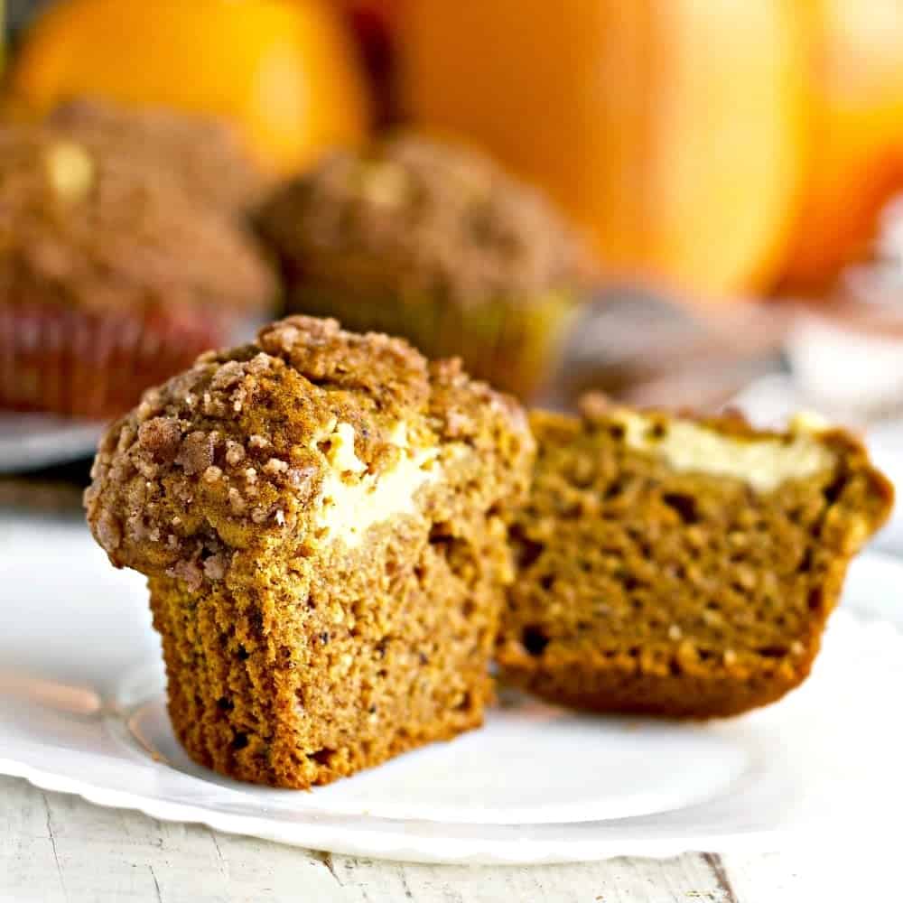 Homemade Creamy Pumpkin Muffins