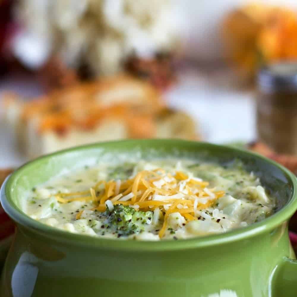 Broccoli Cauliflower Cream SoupHomemade Food Junkie