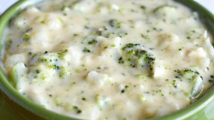 Broccoli Cauliflower Cream Soup