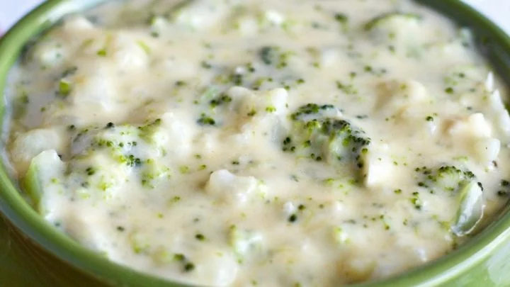 Creamy Cheesy Broccoli Cauliflower Soup 24 Broccoli Cauliflower Cream Soup