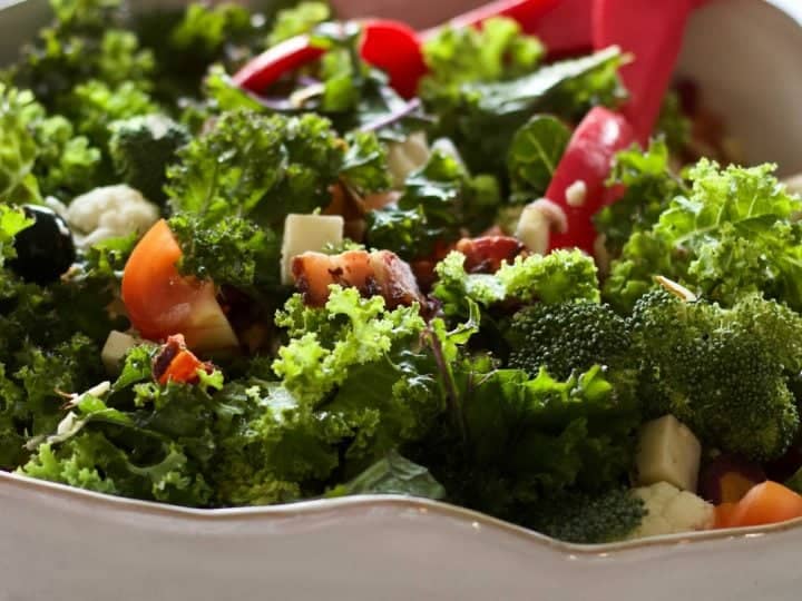 Fall Garden Kale Salad Recipe Homemade Food Junkie