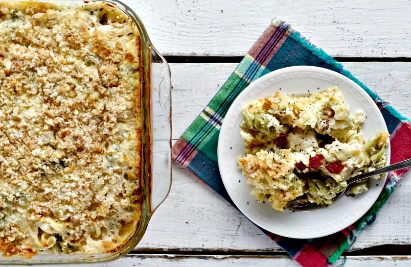 Three Cheese Pasta Chicken Bake