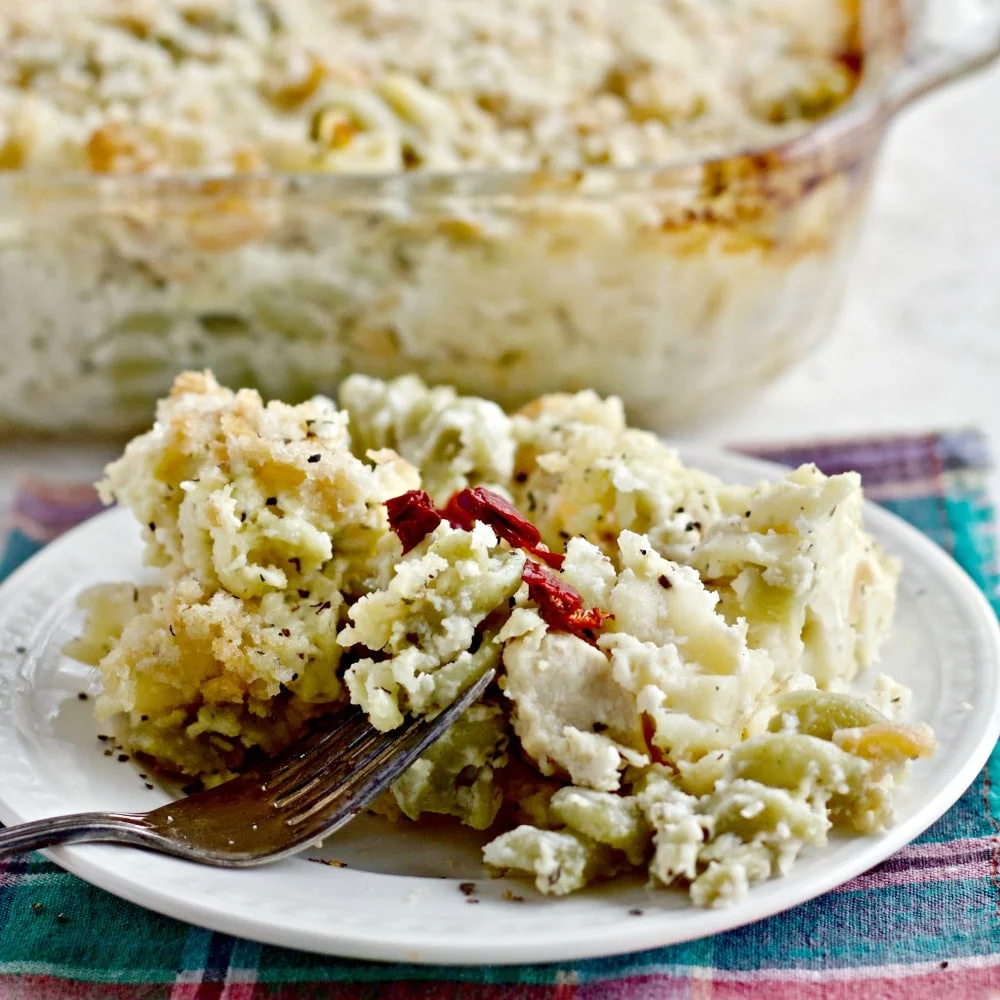 Three Cheese Pasta Chicken Bake