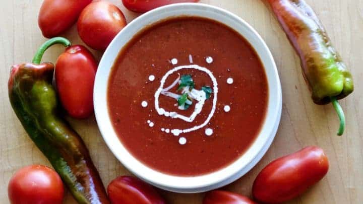 Roasted Pepper Tomato Soup 12 Roasted Pepper Tomato Soup With Fresh Peppers And Tomatoes