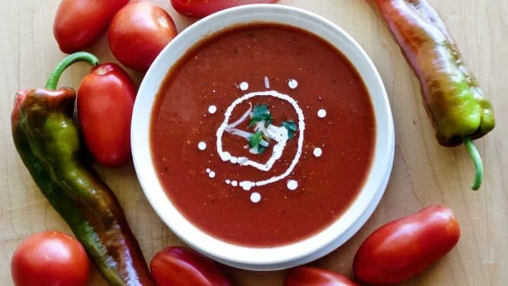 Roasted Pepper Tomato Soup 12 Roasted Pepper Tomato Soup With Fresh Peppers And Tomatoes