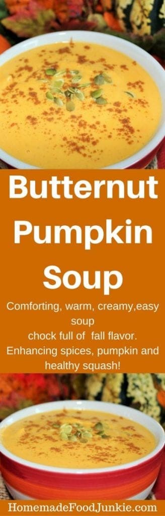 Butternut Pumpkin Soup | Homemade Food Junkie