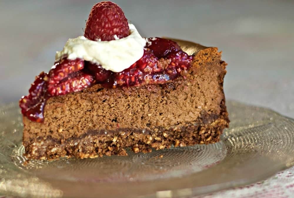 Chocolate Raspberry Cheesecake