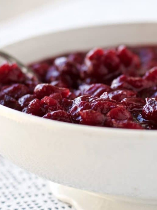 Homemade Holiday Cranberry Sauce Homemade Food Junkie