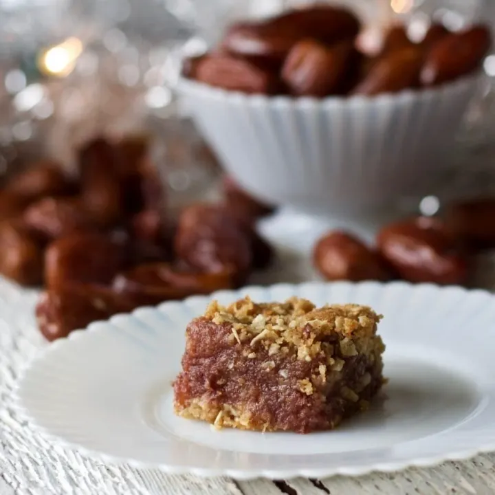 Maple Date Bars