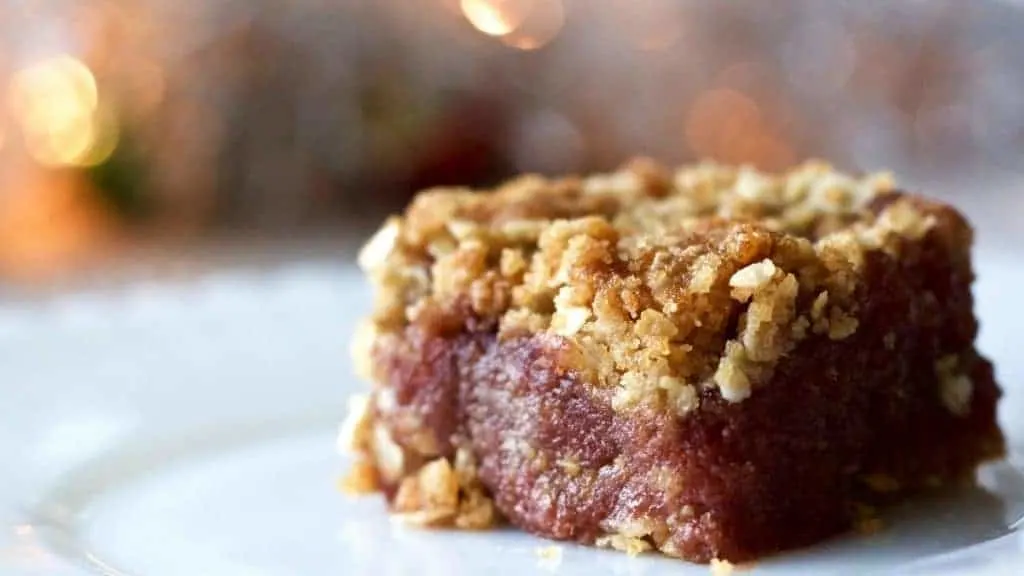 Maple Date Bars