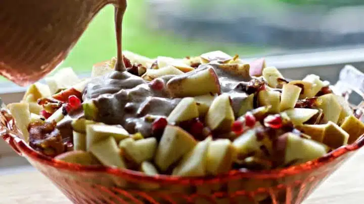 Apples Medley Salad with Greek Yogurt Dressing