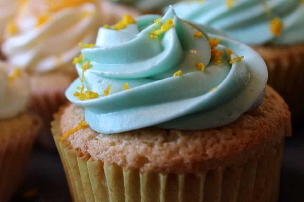 Homemade Blue Moon Cupcakes Are Wonderful. Light And Fluffy Texture With Incredible Flavor!