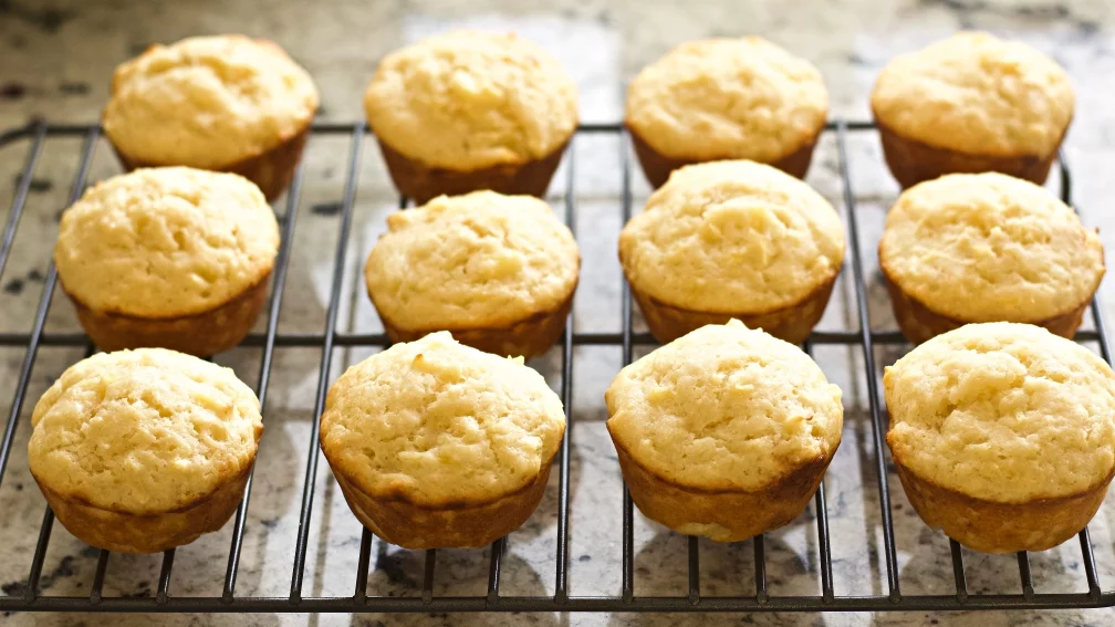 Pineapple Muffins Cooling