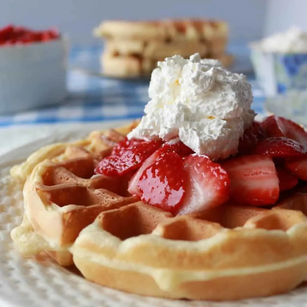 Heavenly Light And Crispy Waffles Recipe 1 Crispy Light Waffles Recipe