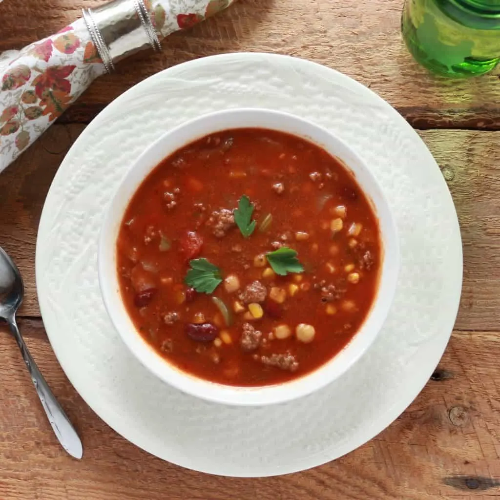 Crock Pot Taco Soup Recipe (With Instant Pot Instructions) 1 Crock Pot Taco Soup Warm, Comforting And Full Of Taco Flavor! Http://Homemadefoodjunkie.com