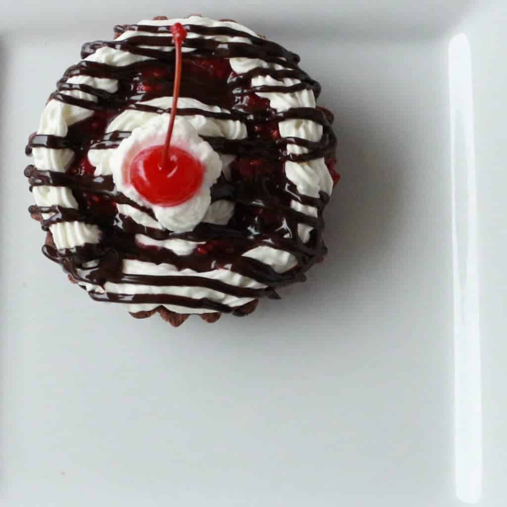 Chocolate Raspberry Mini Tart Healthy, Gluten Free Treat! By Homemadefoodjunkie.com