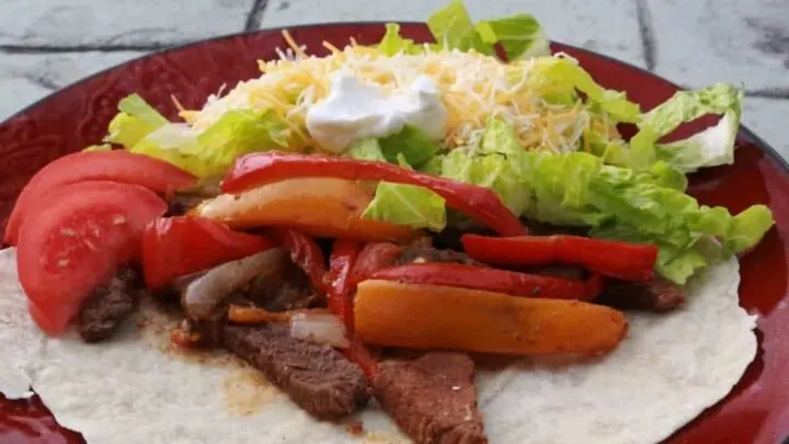 Crock Pot Beef Fajitas