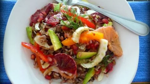 Healthy Wild Rice And Citrus Salad