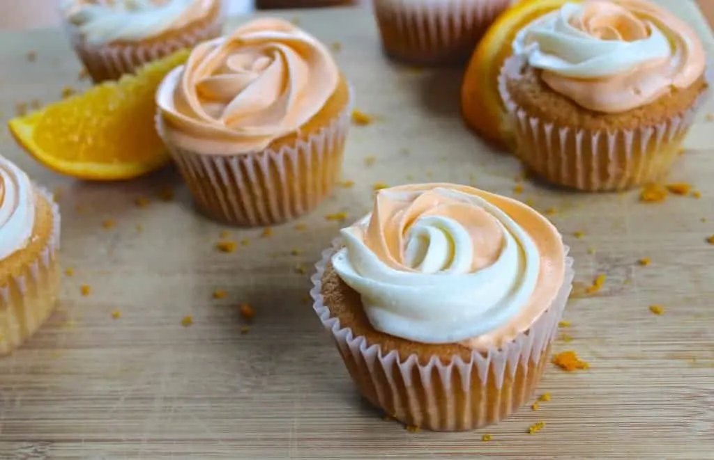 Orange Creamsicle Cupcakes 1 Orange Creamsicle Cupcakes