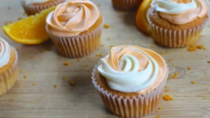 Orange Creamsicle Cupcakes 6 Orange Creamsicle Cupcakes