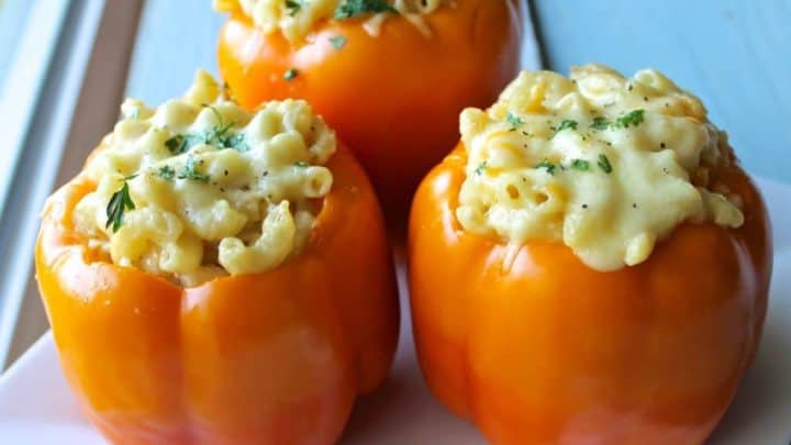 Stuffed Pasta Bell Peppers 2 Stuffed Pasta Bell Peppers