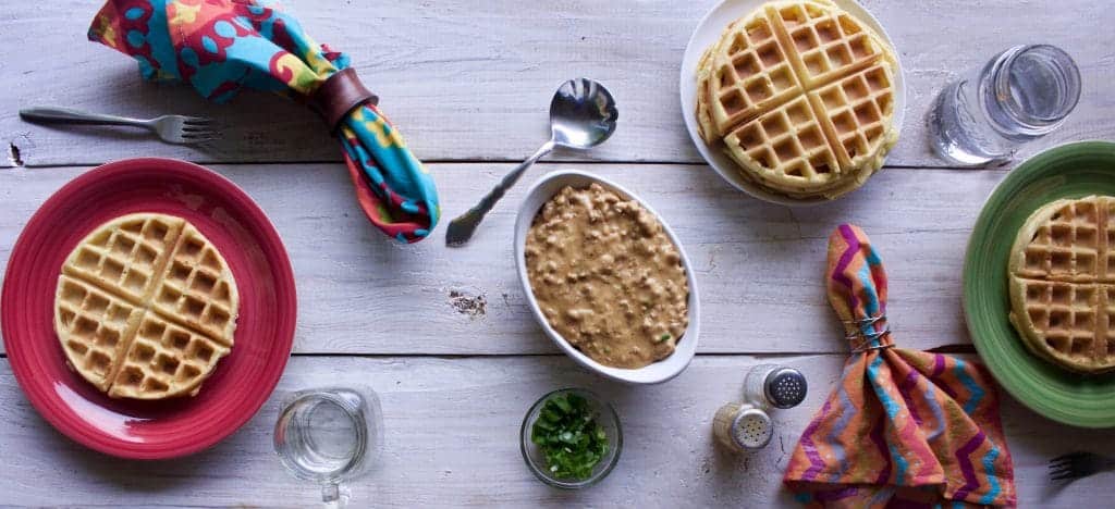 Homemade Sausage Gravy Recipe 7 Waffles With Sausage Gravy
