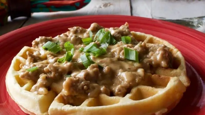 Homemade Sausage Gravy Recipe 24 Waffles And Sausage Gravy