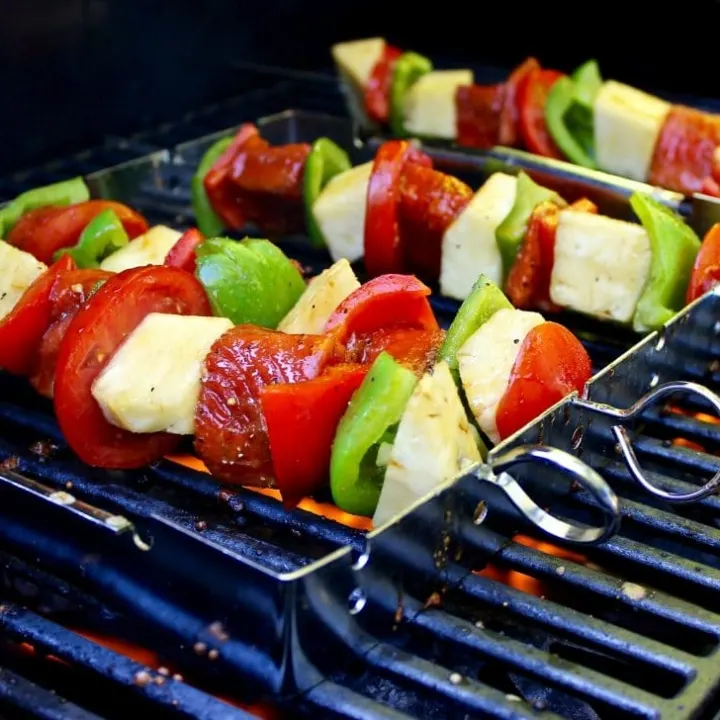 Grilled Salmon Kabobs