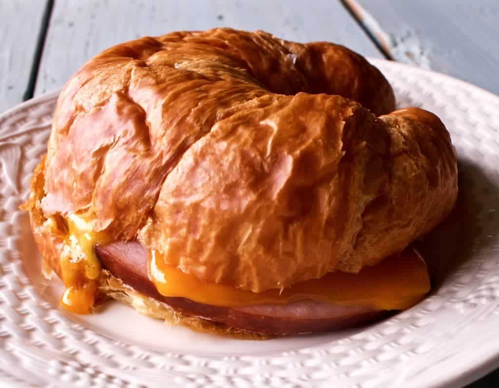 Ham and Cheese Croissant Sandwich Homemade Food Junkie