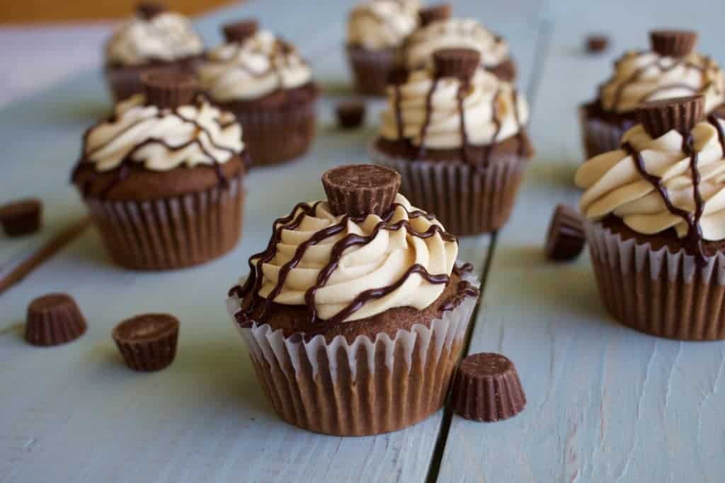 Reeses Peanut Butter Cupcakes Delightfully Rich Treats By Http://Homemadefoodjunkie.com