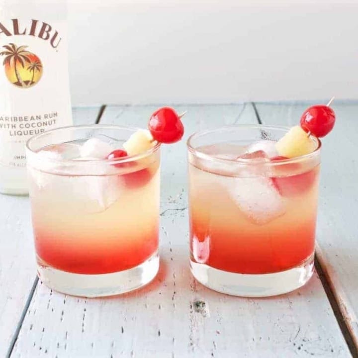 Malibu Sunset Cocktail-pin image